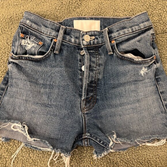MOTHER Denim shorts size 25 "The Tom Cat" - Picture 1 of 6